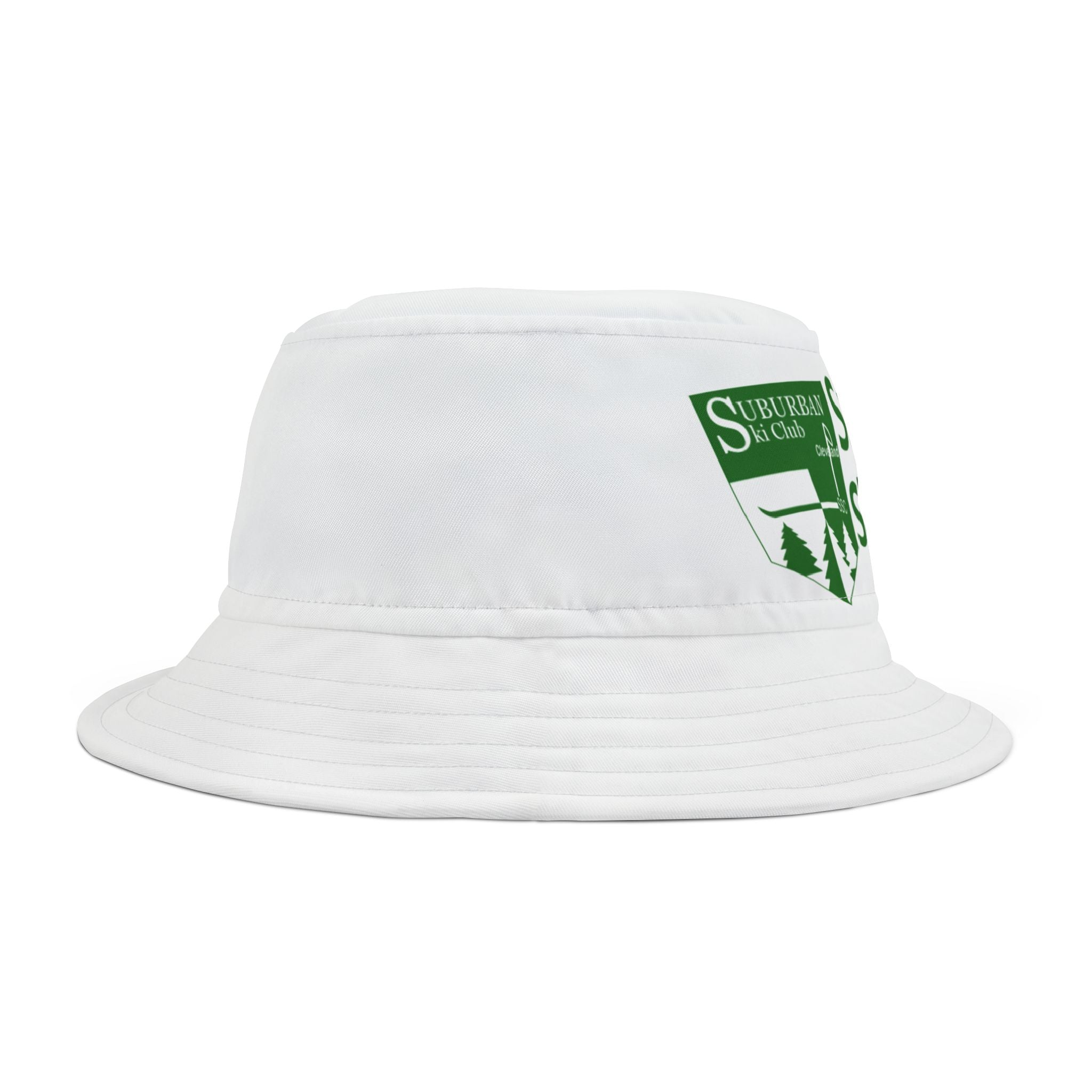 Suburban Ski Club Bucket Hat, Summer Style Hat, Outdoor Adventure Gear, Unique Gift for Ski Lovers