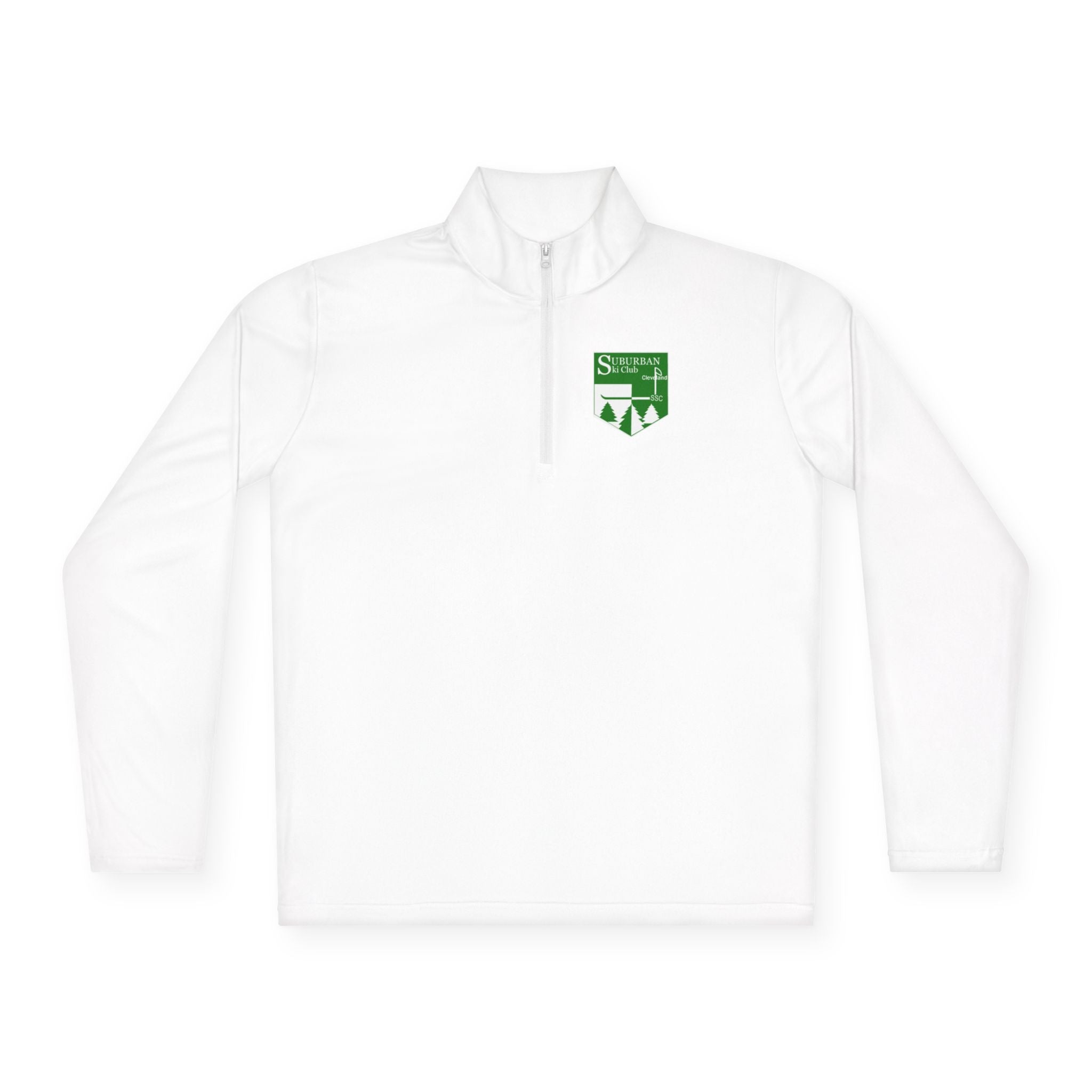 Suburban Cozy Unisex Quarter-Zip Pullover for Outdoor Adventures | Ideal for Ski Club, Travel, Gifting, Sports, Après Ski, and Casual Wear