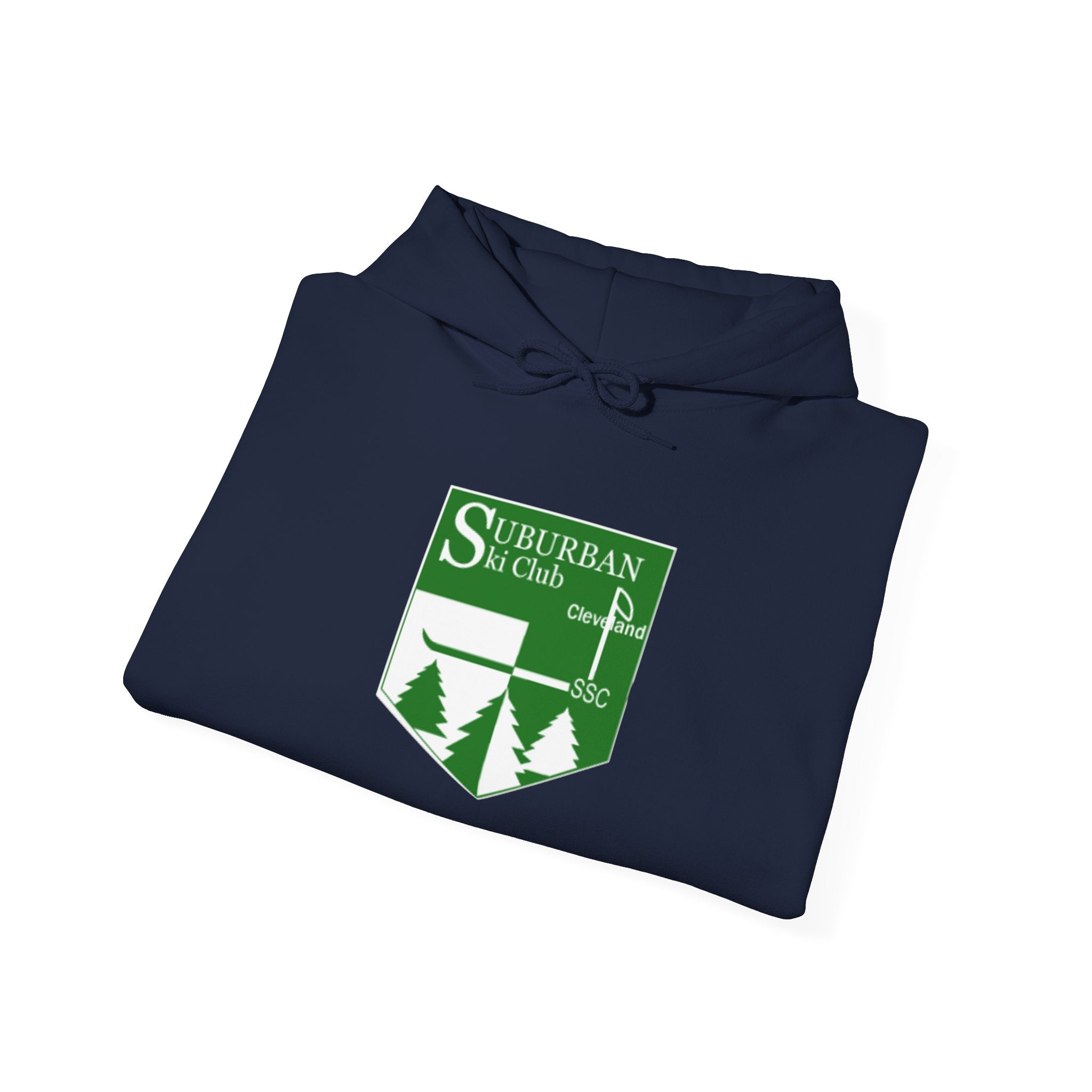 Suburban Ski Club Hoodie - Cozy Unisex Sweatshirt for Ski Lovers, Winter Apparel, Ski Trips, Casual Wear, Gift Idea
