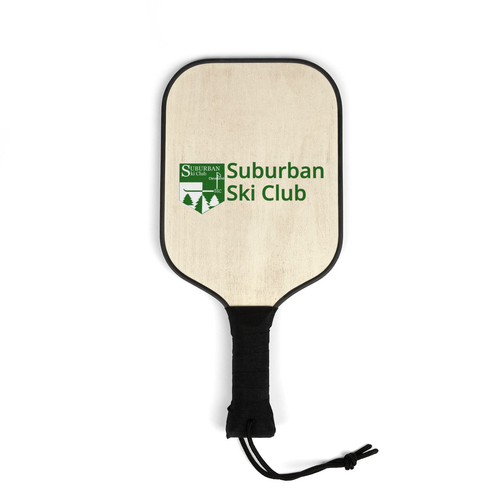 Suburban Ski Club Pickleball Paddle Set — Outdoor Pickleball Kit with Logo (2 Paddles + Balls)