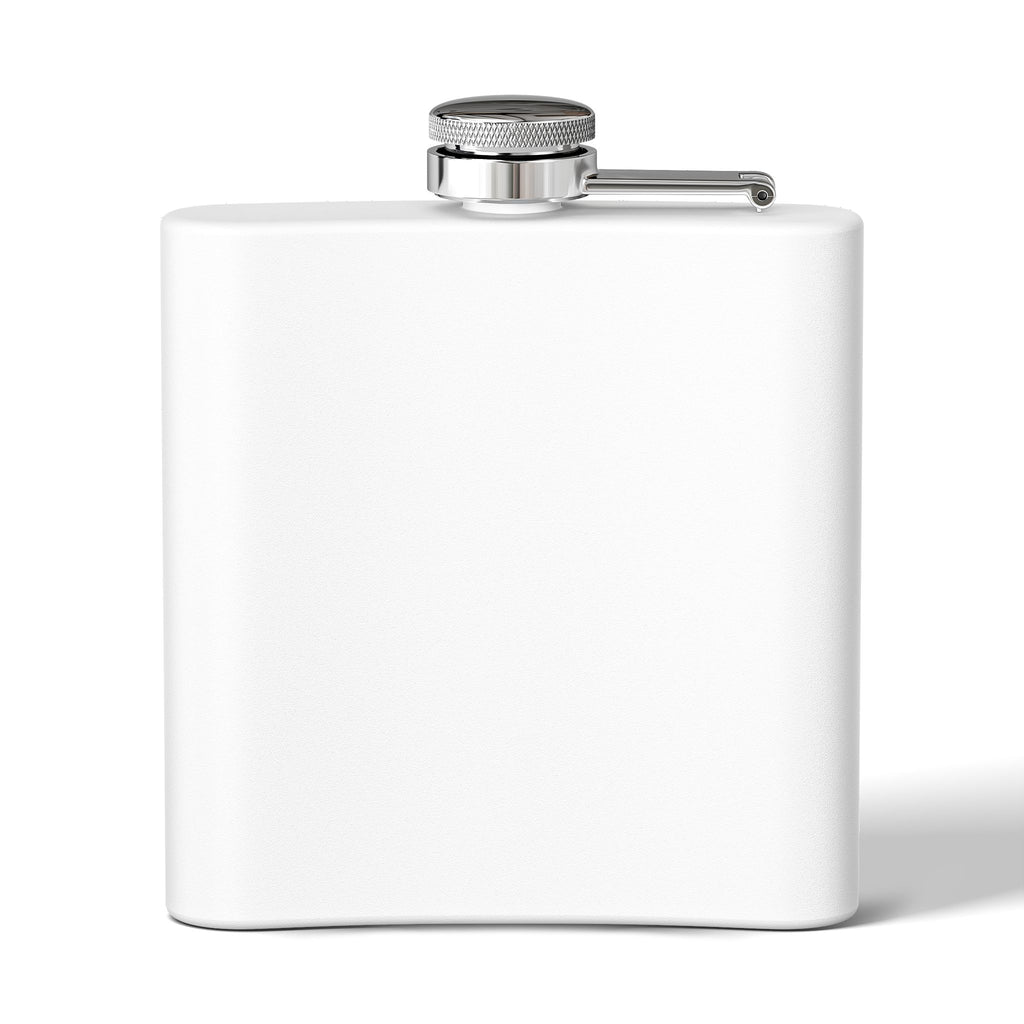 Gondola Ready SSC Stainless Steel Flask, perfect for a quick warm up between runs!