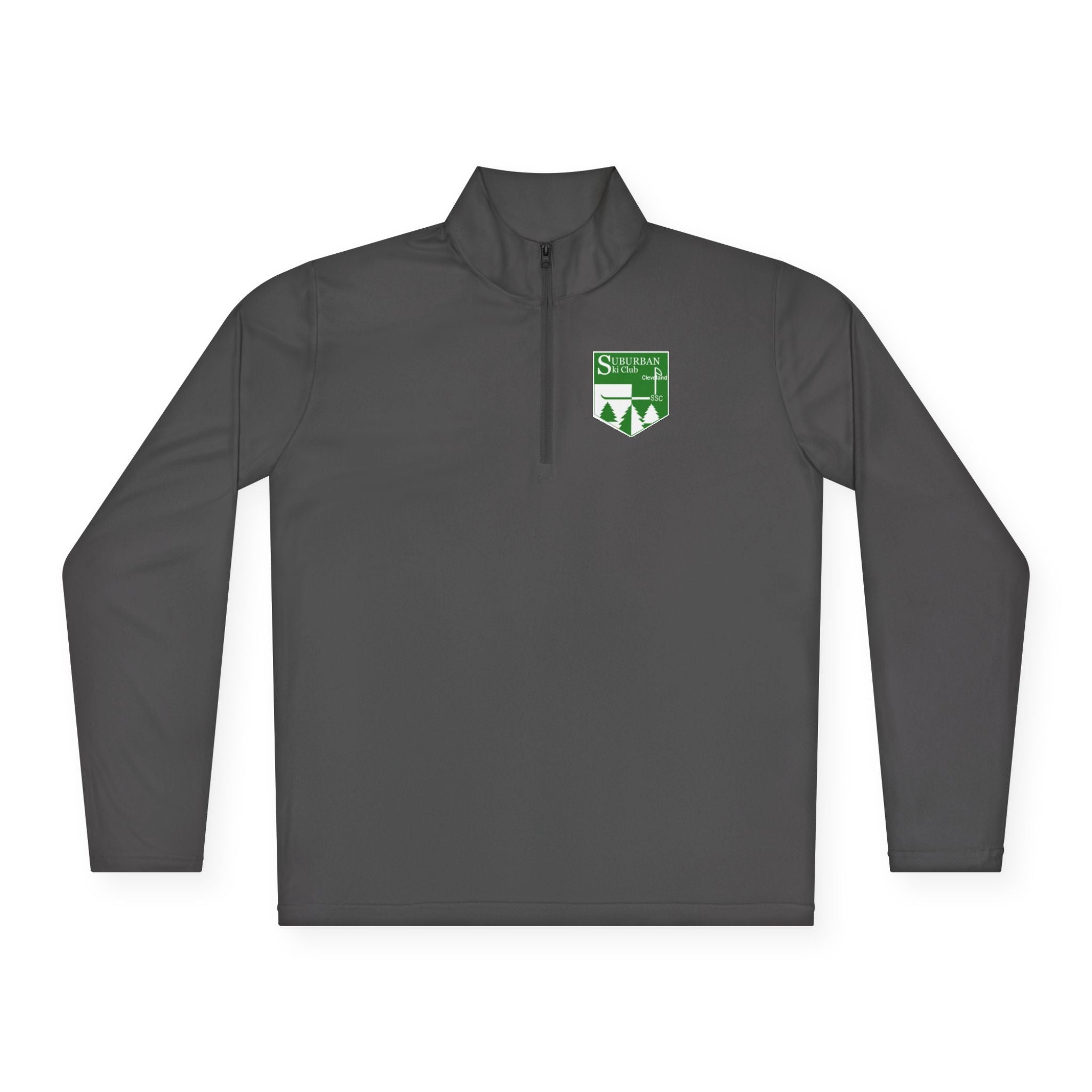 Suburban Cozy Unisex Quarter-Zip Pullover for Outdoor Adventures | Ideal for Ski Club, Travel, Gifting, Sports, Après Ski, and Casual Wear