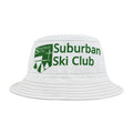 Suburban Ski Club Bucket Hat, Summer Style Hat, Outdoor Adventure Gear, Unique Gift for Ski Lovers
