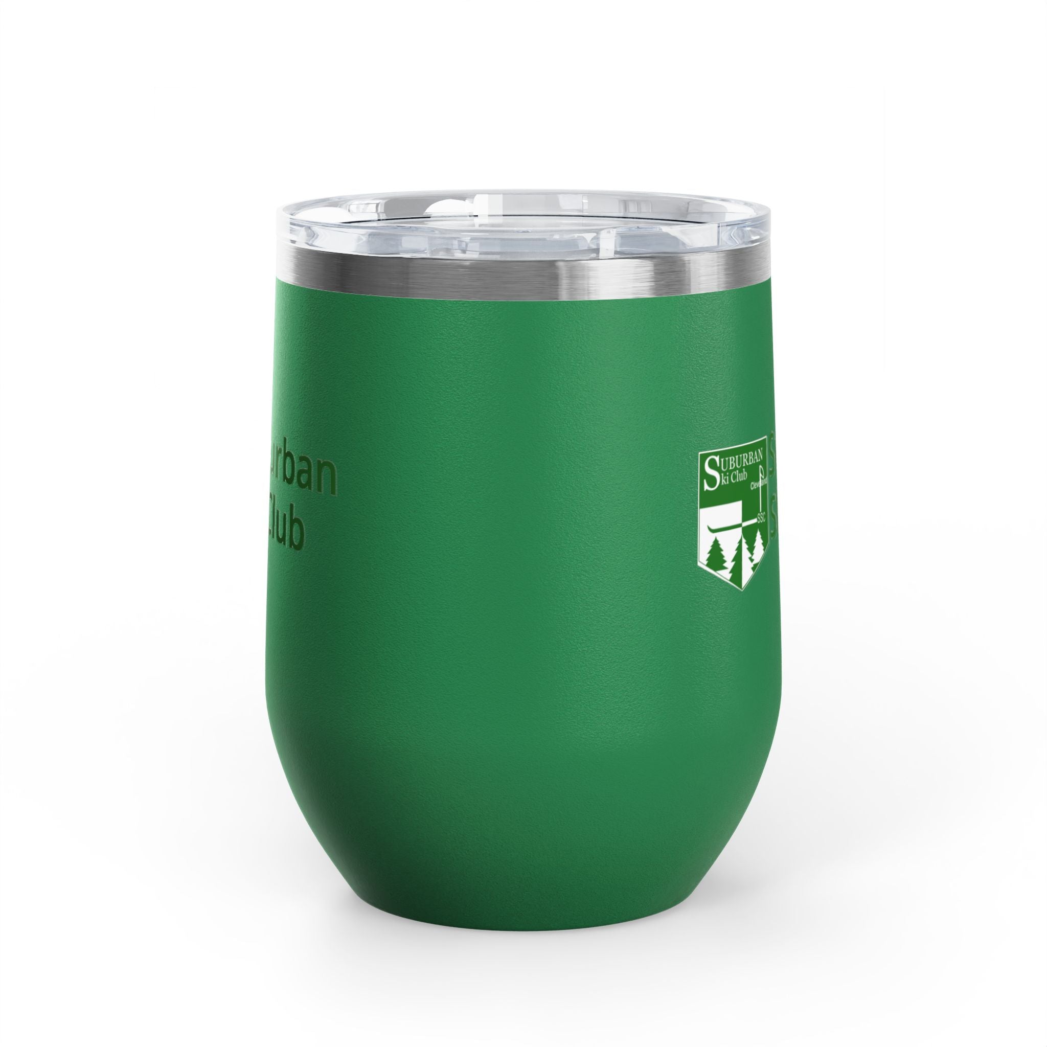 Sip and Chill Suburban Ski Club Après Wine Tumbler | 12oz Insulated Drinkware, Perfect for Ski Trips, Gifts for Skiers, Outdoor Activities, Winter Celebrations