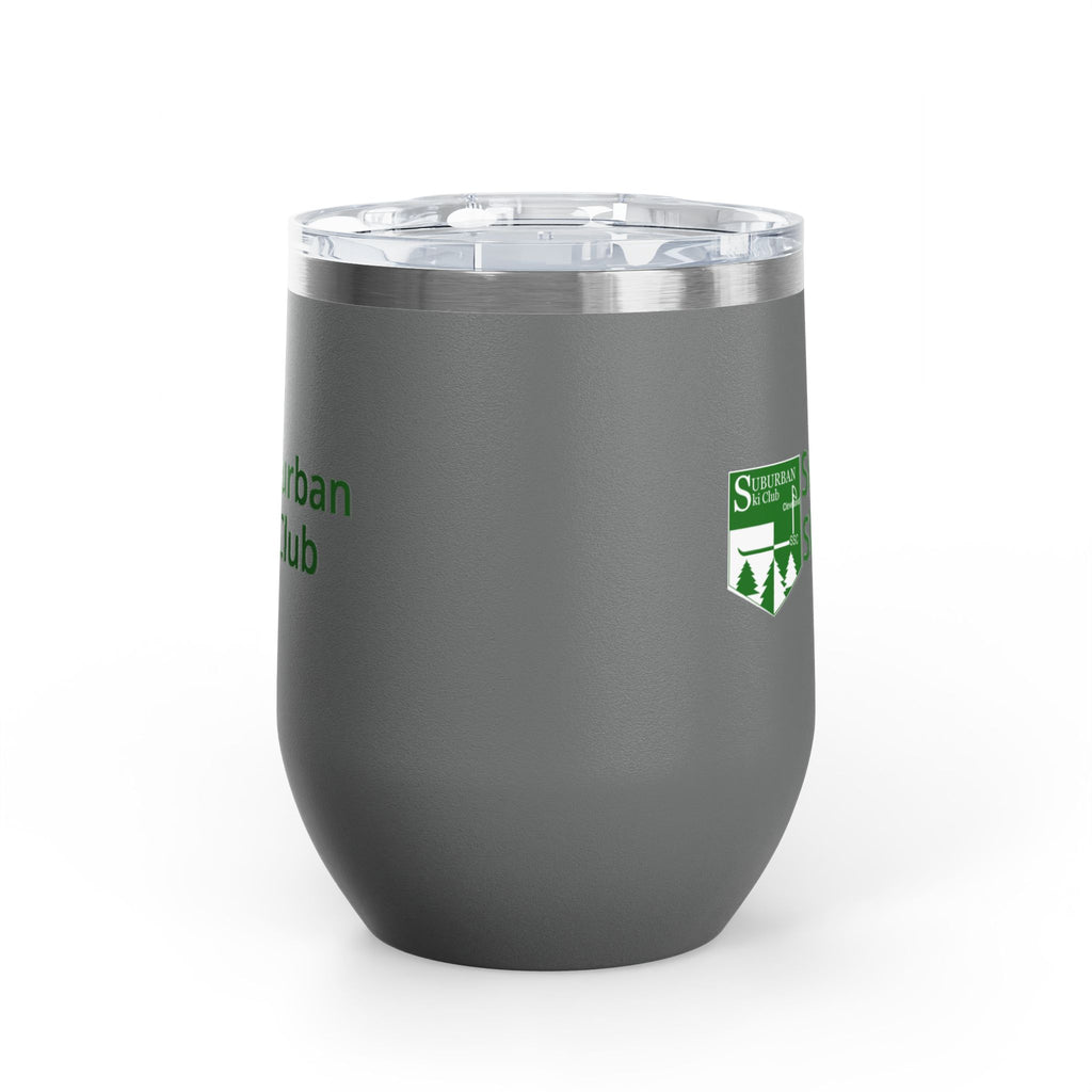 Sip and Chill Suburban Ski Club Après Wine Tumbler | 12oz Insulated Drinkware, Perfect for Ski Trips, Gifts for Skiers, Outdoor Activities, Winter Celebrations