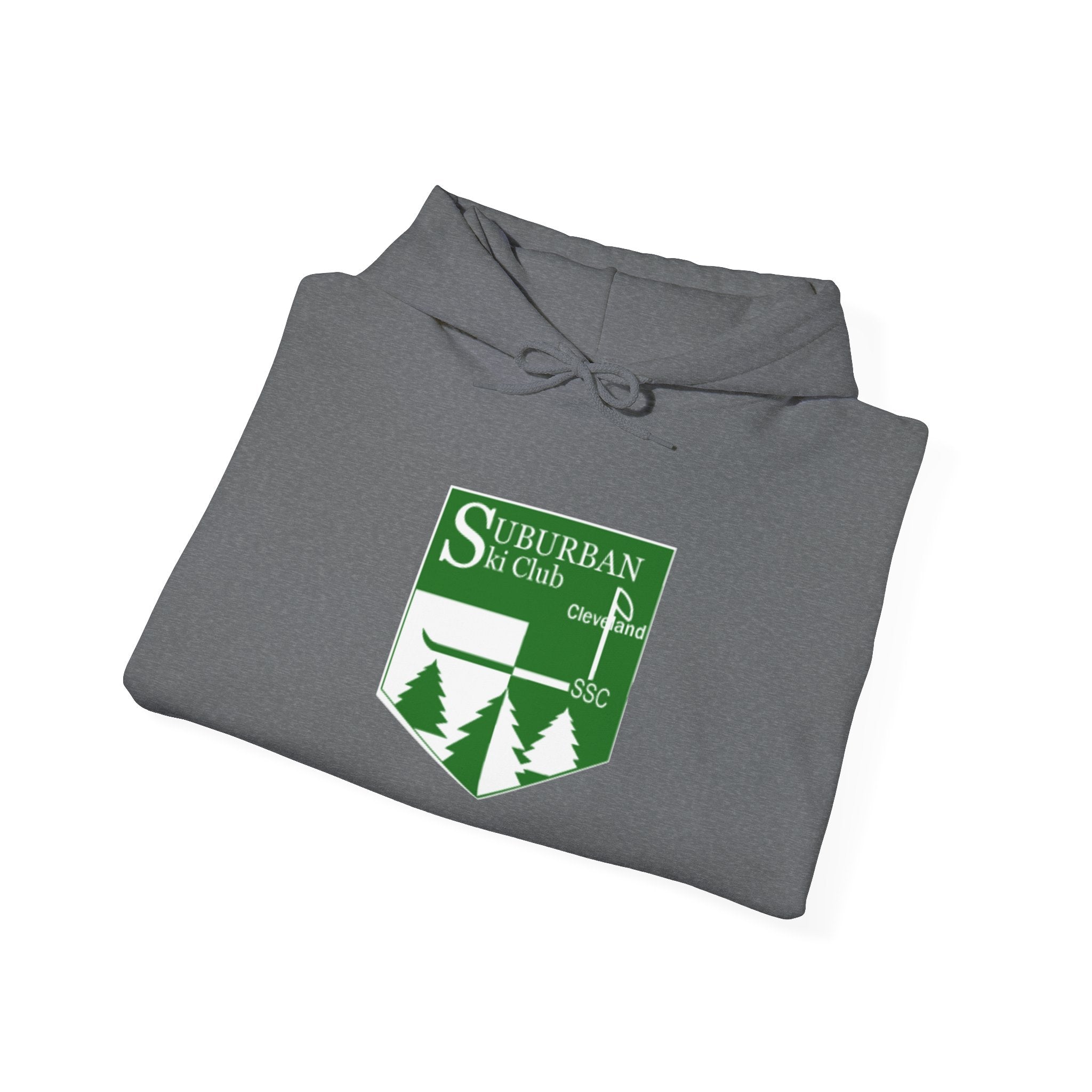 Suburban Ski Club Hoodie - Cozy Unisex Sweatshirt for Ski Lovers, Winter Apparel, Ski Trips, Casual Wear, Gift Idea