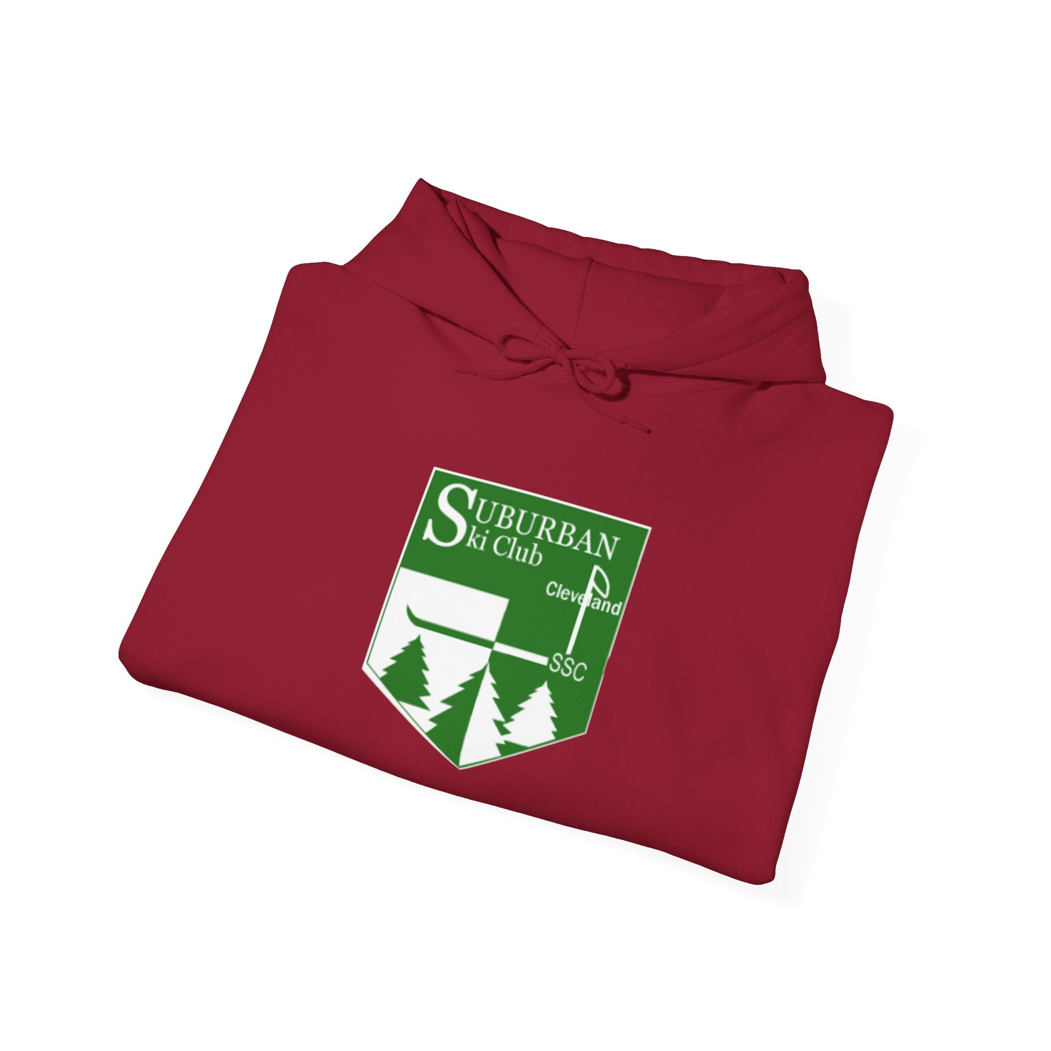 Suburban Ski Club Hoodie - Cozy Unisex Sweatshirt for Ski Lovers, Winter Apparel, Ski Trips, Casual Wear, Gift Idea