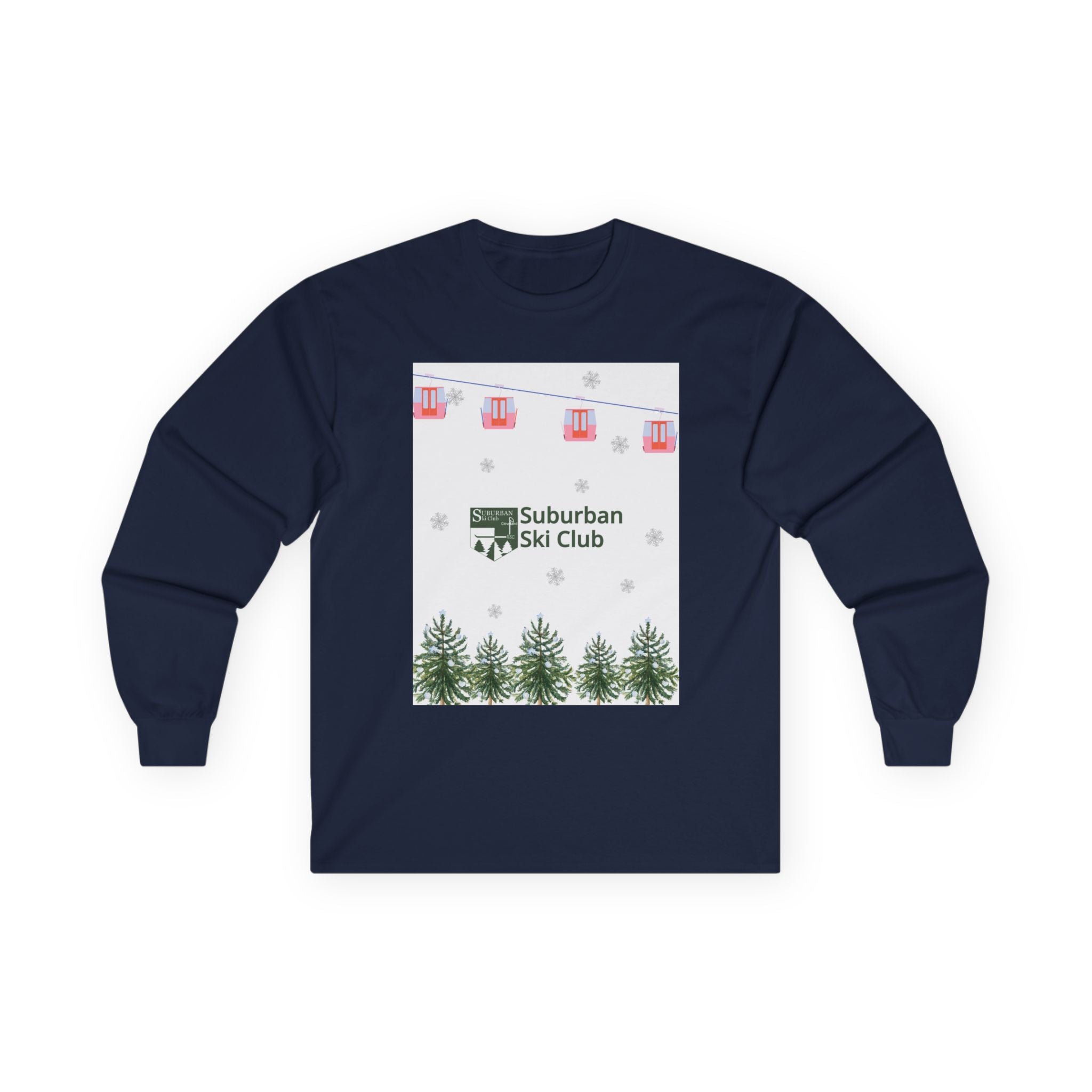 Stylish Ski Lift - SSC Graphic Unisex Ultra Cotton Long Sleeve Tee