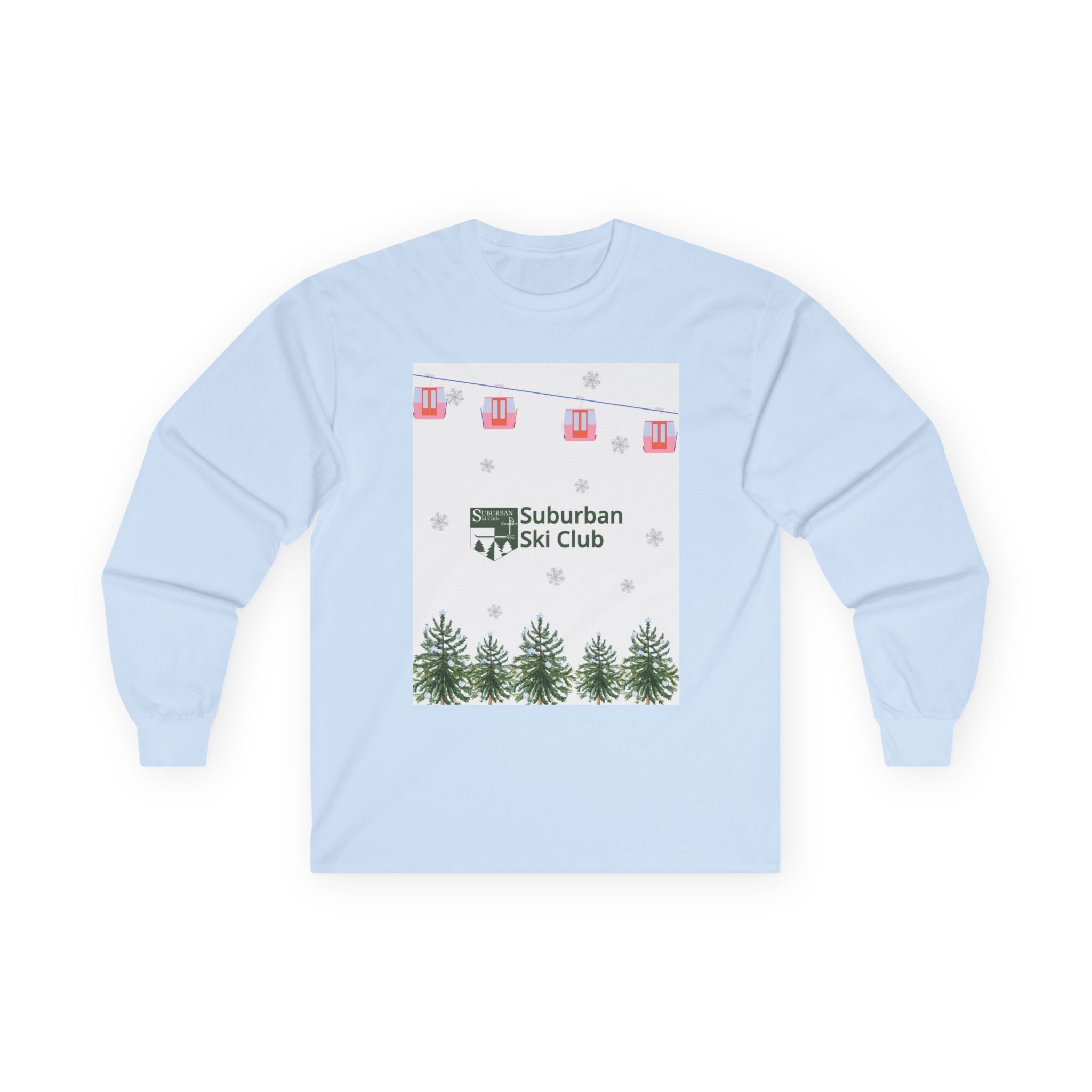 Stylish Ski Lift - SSC Graphic Unisex Ultra Cotton Long Sleeve Tee