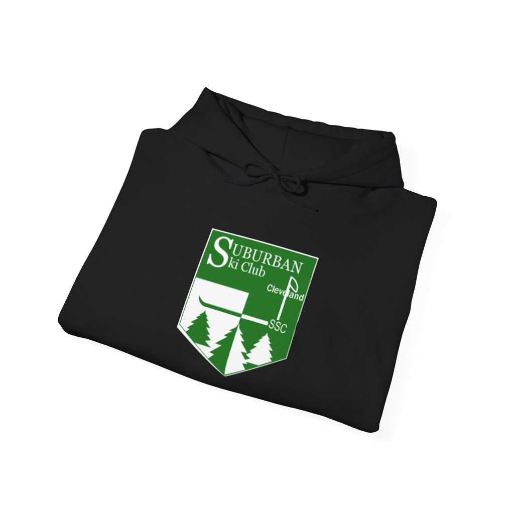 Suburban Ski Club Hoodie - Cozy Unisex Sweatshirt for Ski Lovers, Winter Apparel, Ski Trips, Casual Wear, Gift Idea