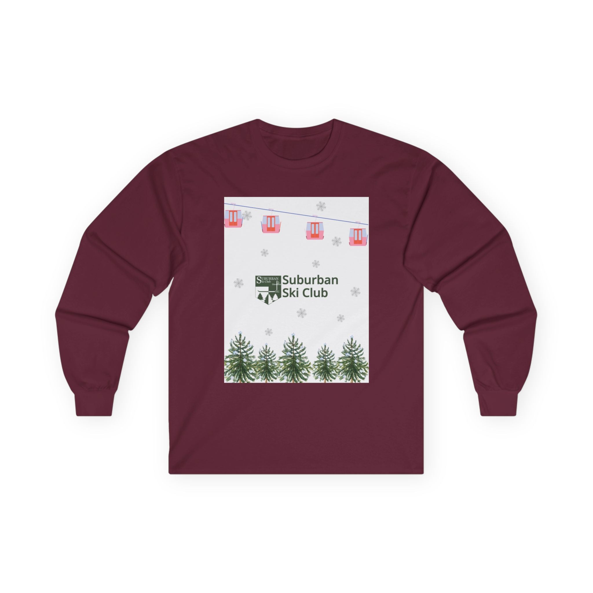 Stylish Ski Lift - SSC Graphic Unisex Ultra Cotton Long Sleeve Tee