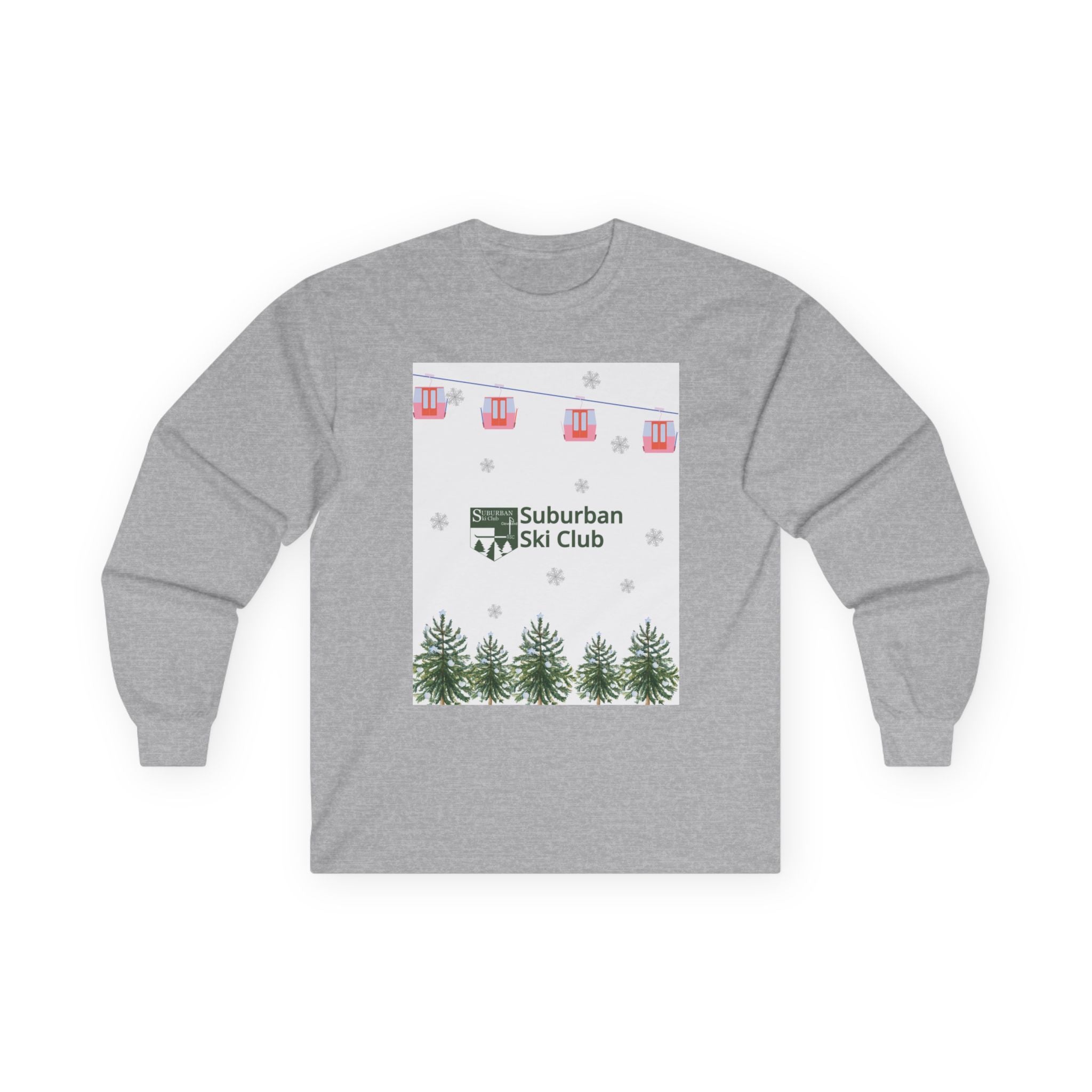 Stylish Ski Lift - SSC Graphic Unisex Ultra Cotton Long Sleeve Tee