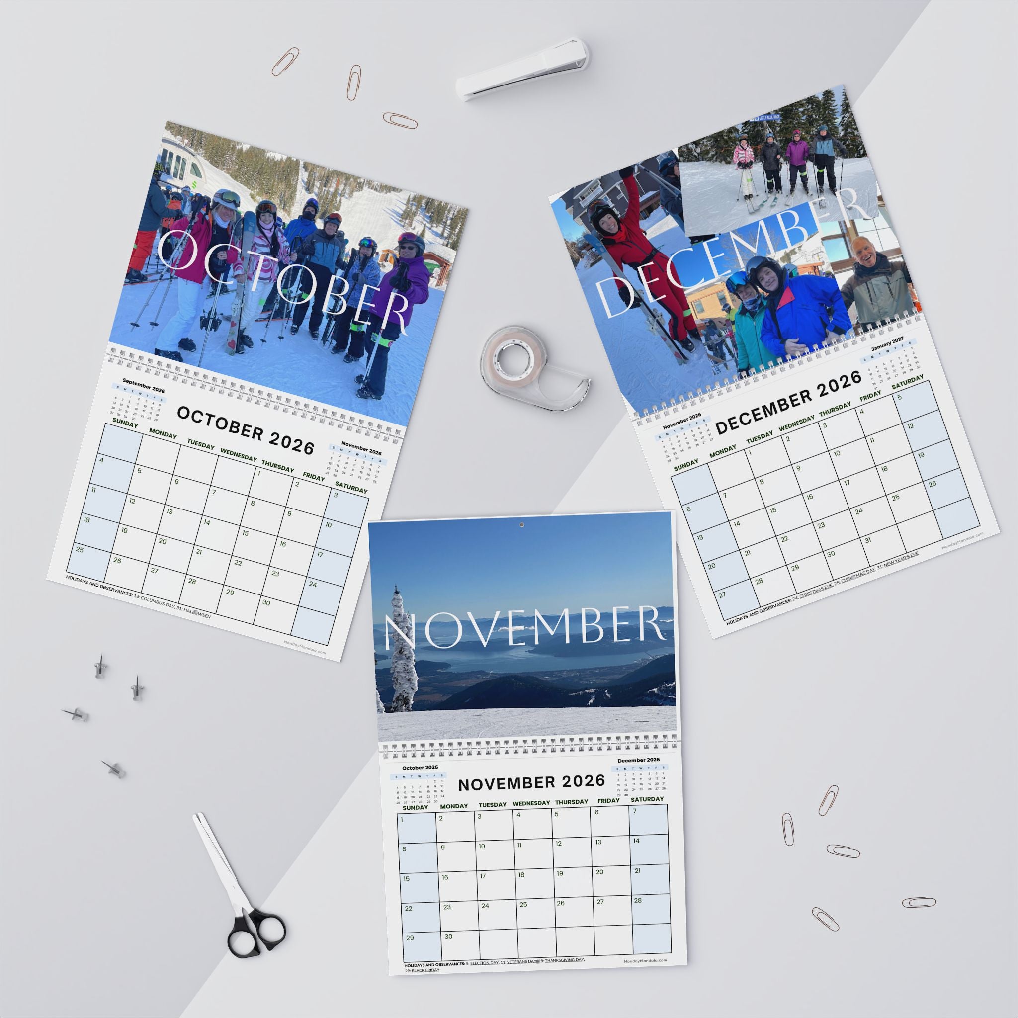Suburban Ski Club 2026 Calendar