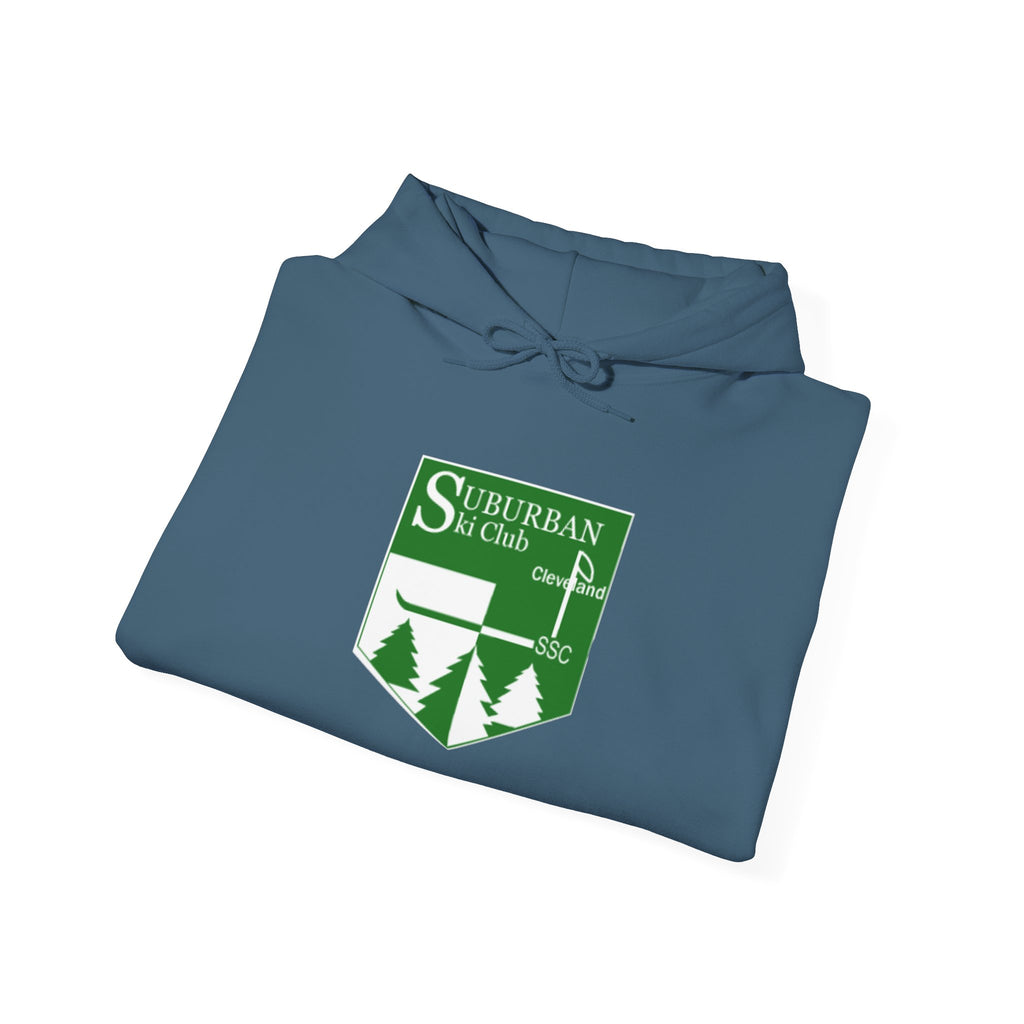 Suburban Ski Club Hoodie - Cozy Unisex Sweatshirt for Ski Lovers, Winter Apparel, Ski Trips, Casual Wear, Gift Idea