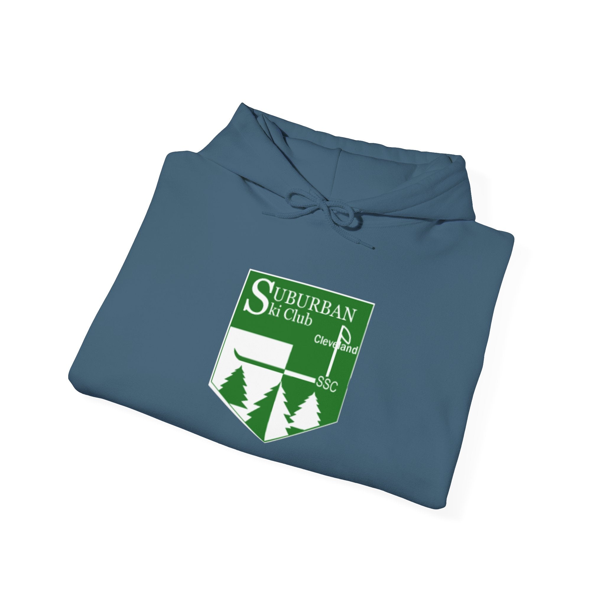 Suburban Ski Club Hoodie - Cozy Unisex Sweatshirt for Ski Lovers, Winter Apparel, Ski Trips, Casual Wear, Gift Idea