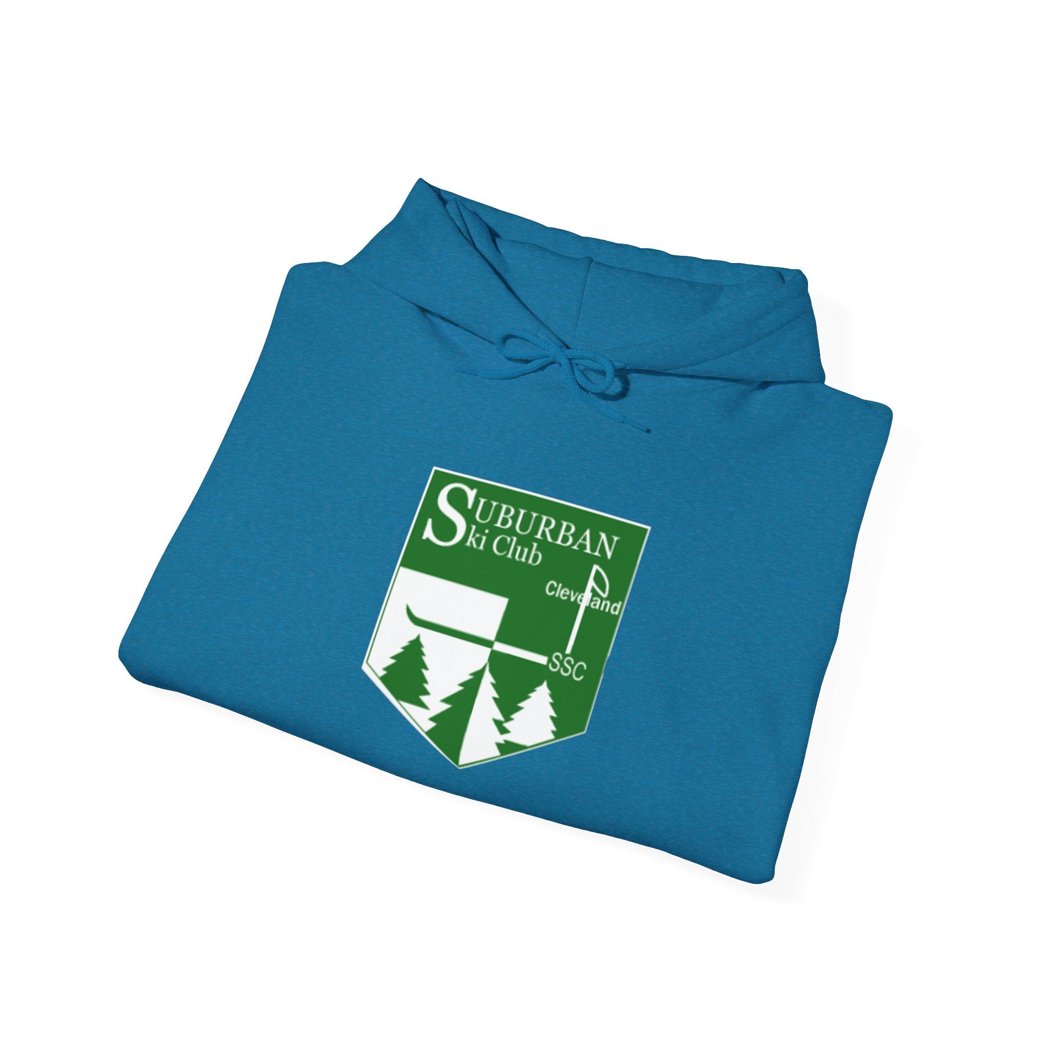Suburban Ski Club Hoodie - Cozy Unisex Sweatshirt for Ski Lovers, Winter Apparel, Ski Trips, Casual Wear, Gift Idea