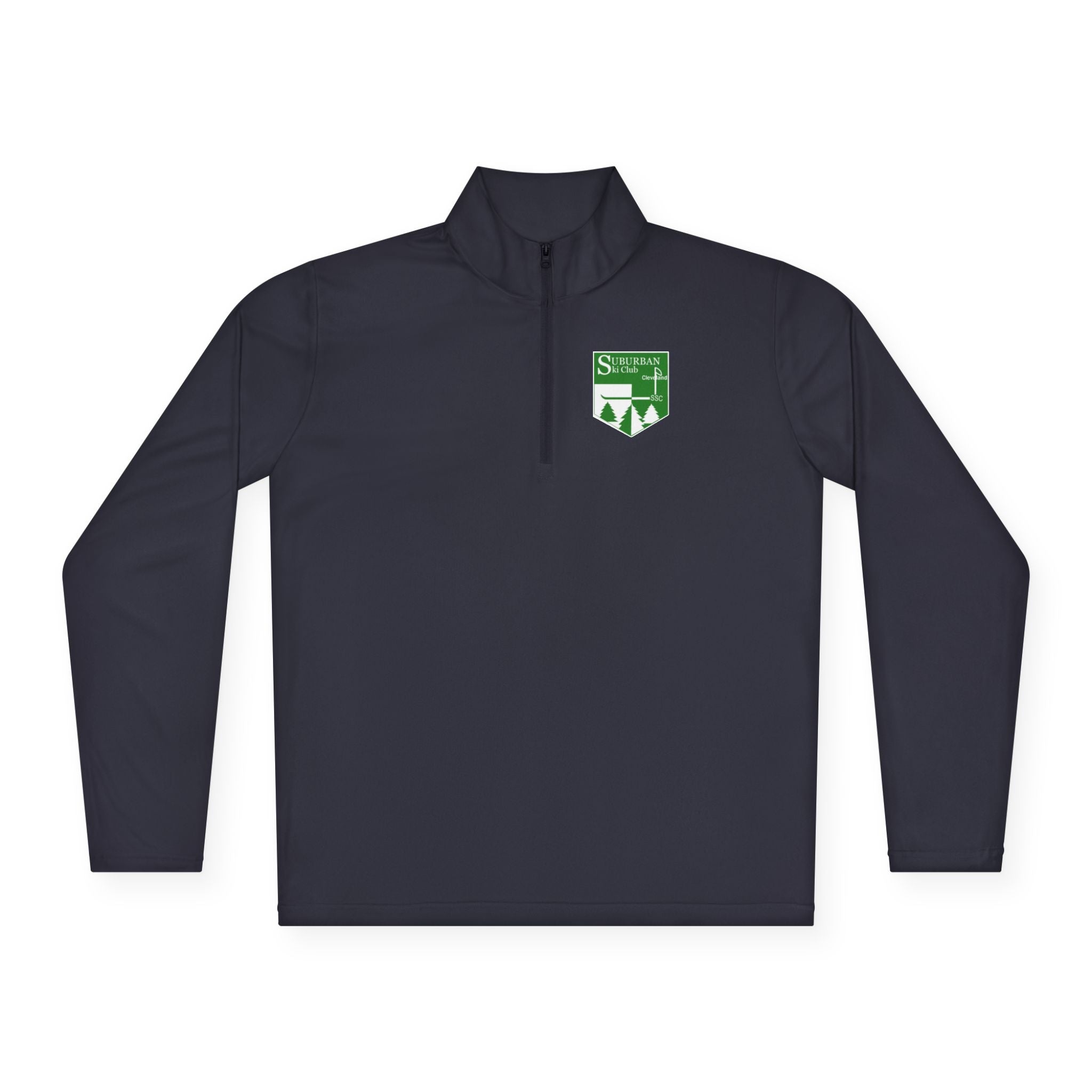 Suburban Cozy Unisex Quarter-Zip Pullover for Outdoor Adventures | Ideal for Ski Club, Travel, Gifting, Sports, Après Ski, and Casual Wear