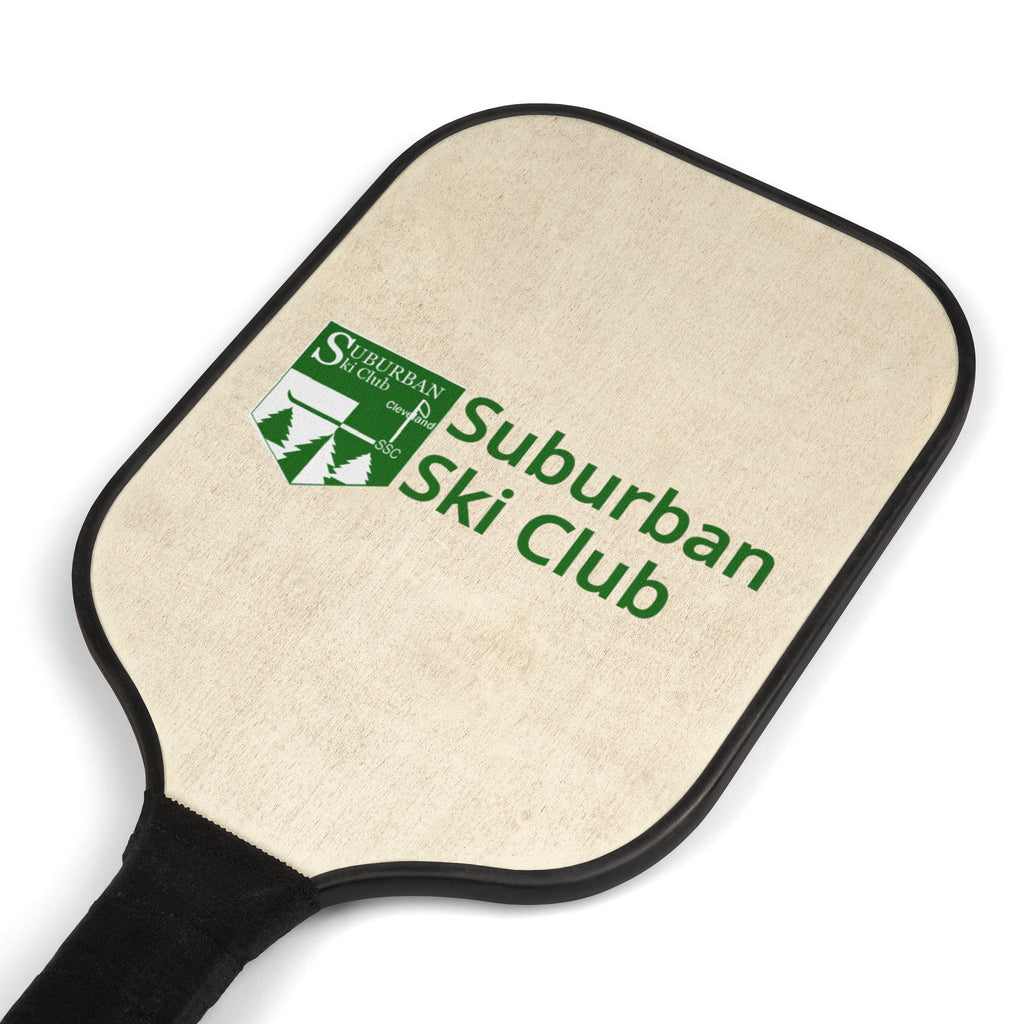 Suburban Ski Club Pickleball Paddle Set — Outdoor Pickleball Kit with Logo (2 Paddles + Balls)