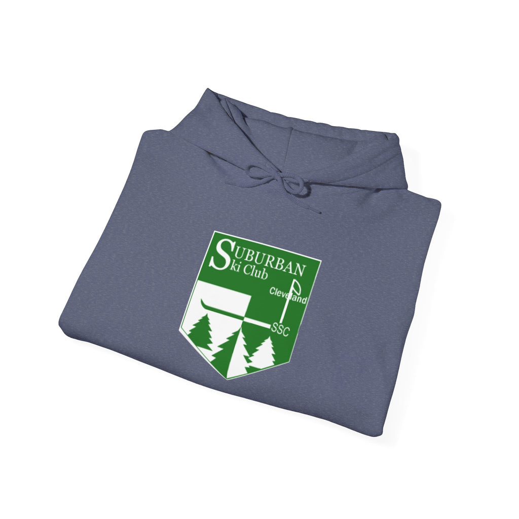 Suburban Ski Club Hoodie - Cozy Unisex Sweatshirt for Ski Lovers, Winter Apparel, Ski Trips, Casual Wear, Gift Idea