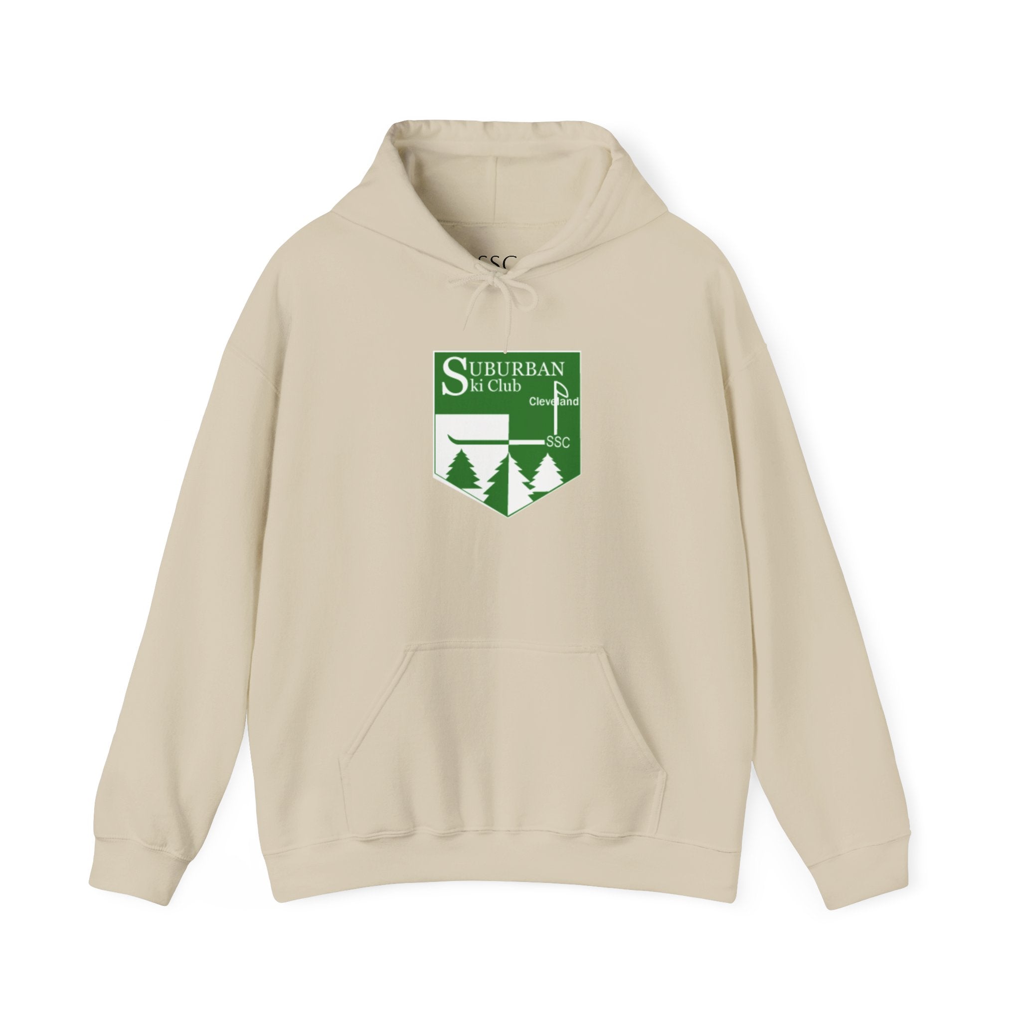 Suburban Ski Club Hoodie - Cozy Unisex Sweatshirt for Ski Lovers, Winter Apparel, Ski Trips, Casual Wear, Gift Idea