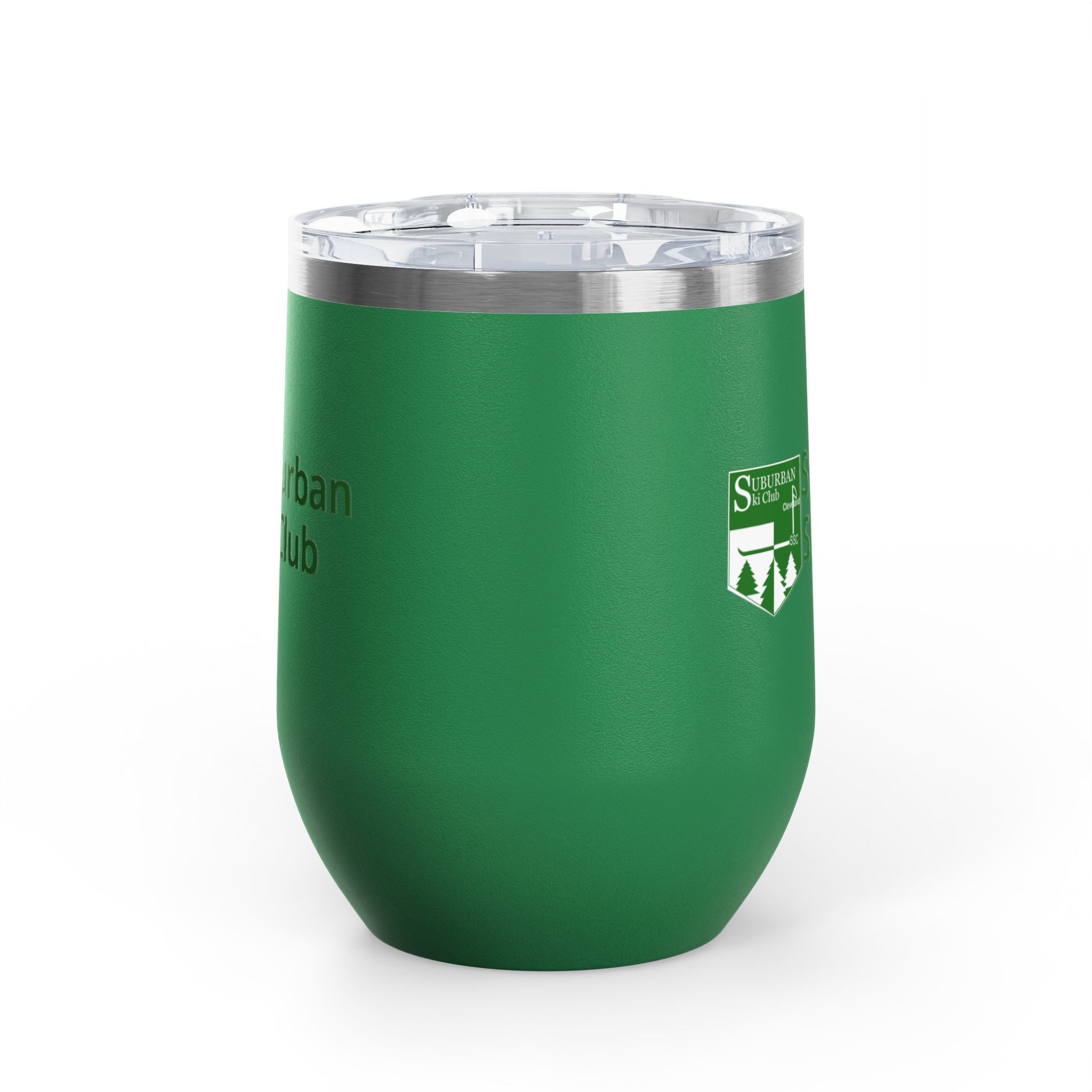 Sip and Chill Suburban Ski Club Après Wine Tumbler | 12oz Insulated Drinkware, Perfect for Ski Trips, Gifts for Skiers, Outdoor Activities, Winter Celebrations