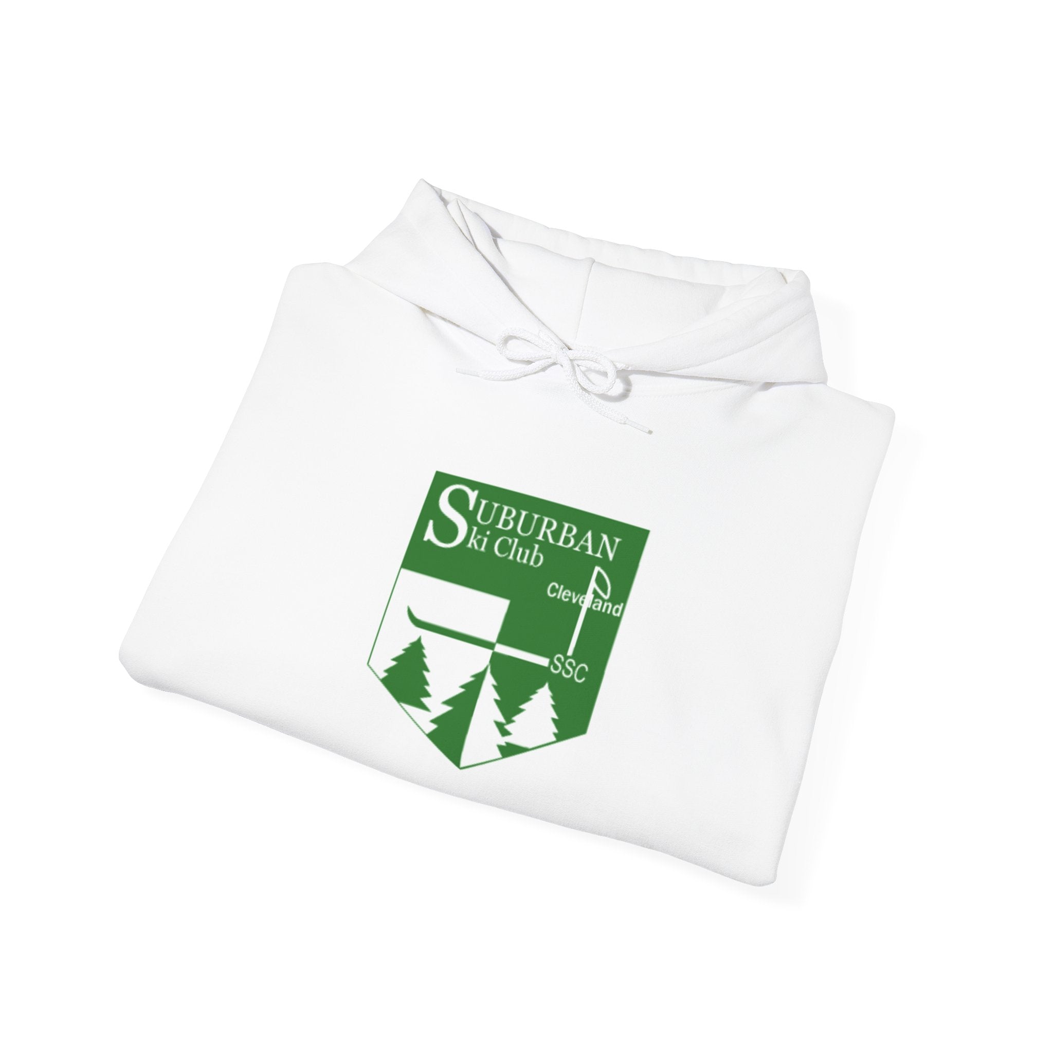 Suburban Ski Club Hoodie - Cozy Unisex Sweatshirt for Ski Lovers, Winter Apparel, Ski Trips, Casual Wear, Gift Idea