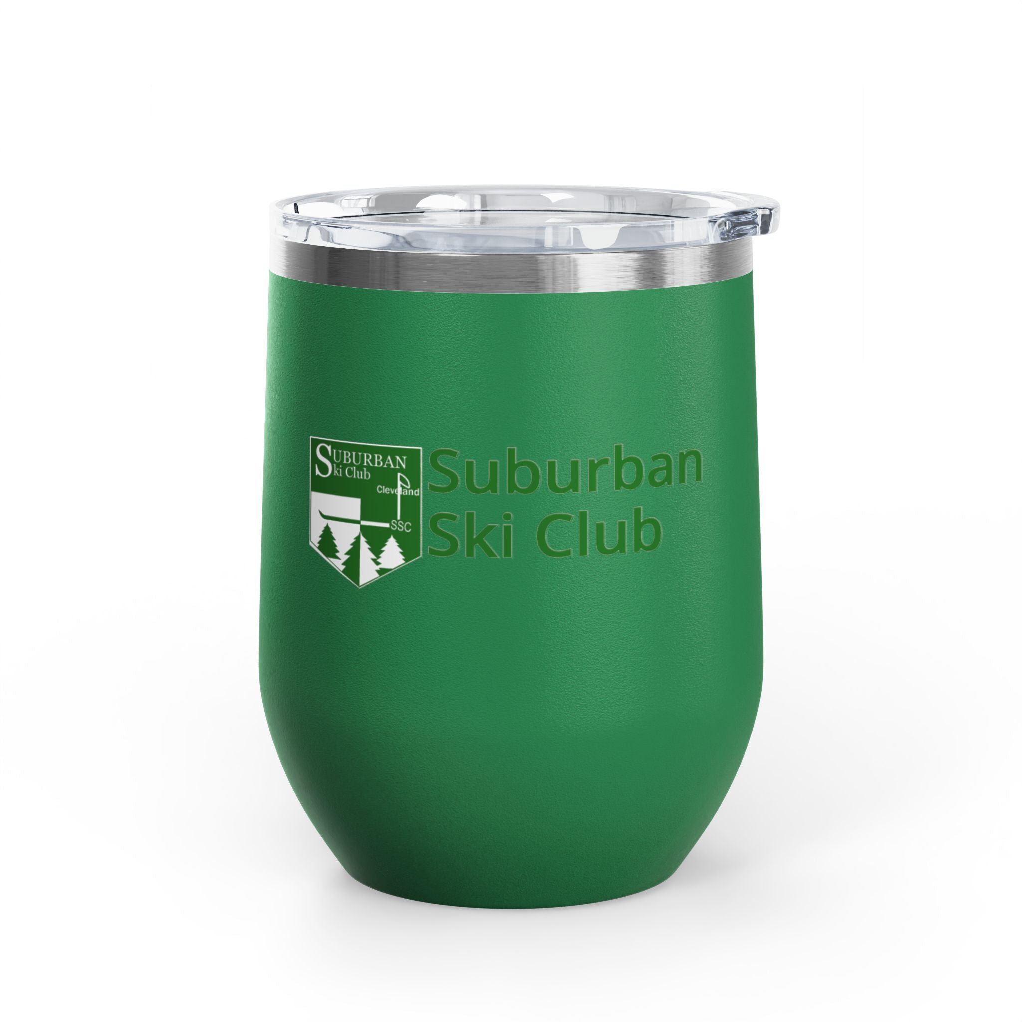 Sip and Chill Suburban Ski Club Après Wine Tumbler | 12oz Insulated Drinkware, Perfect for Ski Trips, Gifts for Skiers, Outdoor Activities, Winter Celebrations