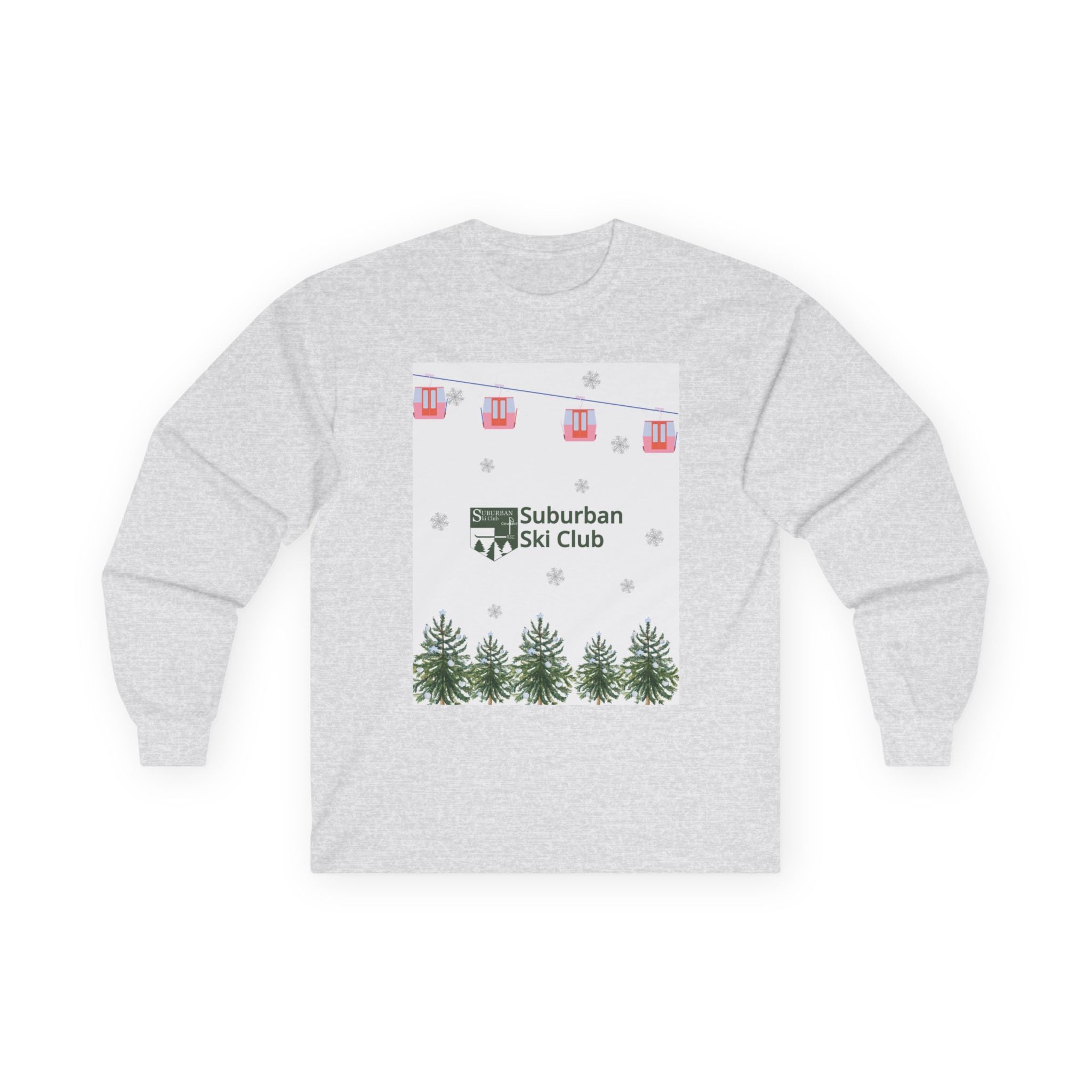 Stylish Ski Lift - SSC Graphic Unisex Ultra Cotton Long Sleeve Tee