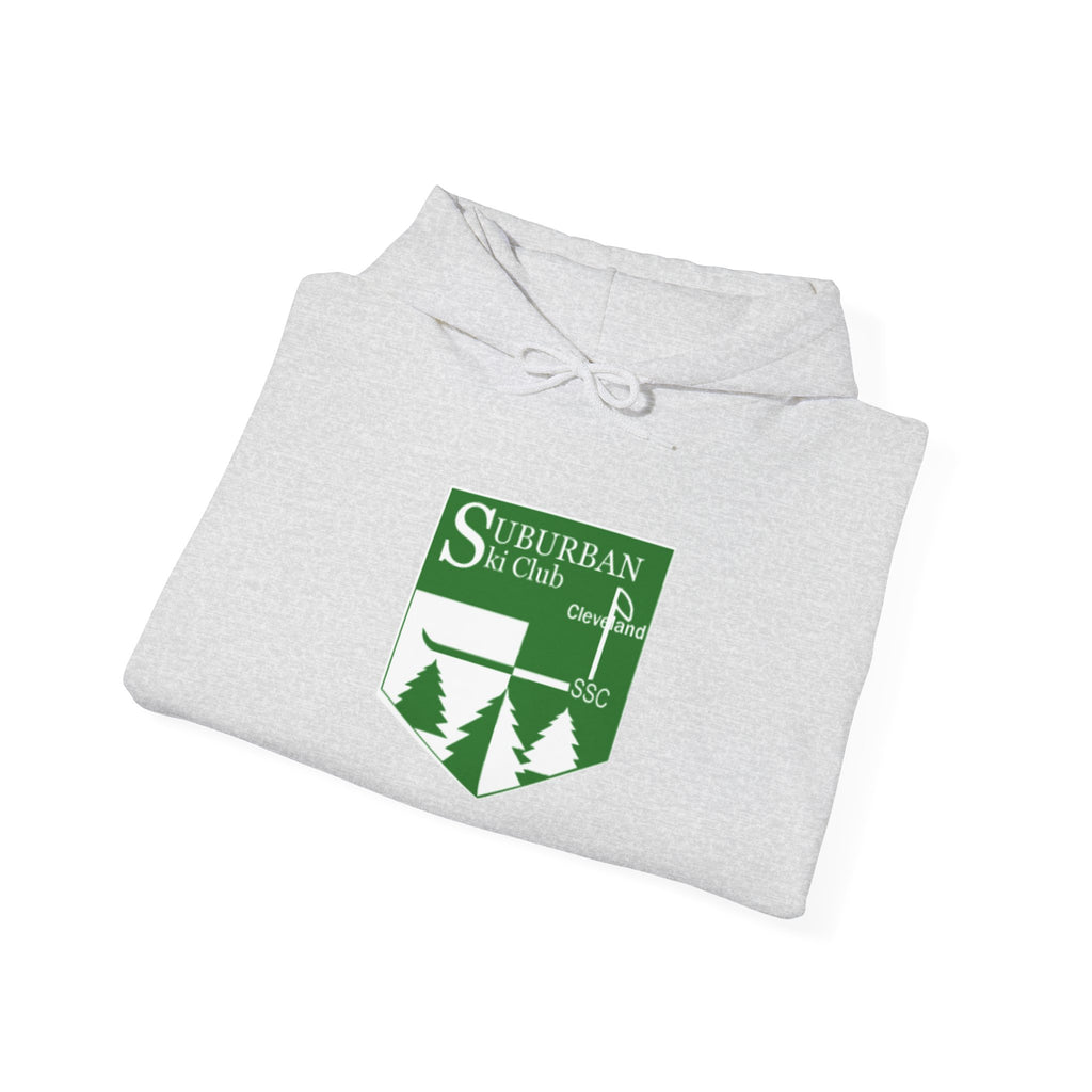 Suburban Ski Club Hoodie - Cozy Unisex Sweatshirt for Ski Lovers, Winter Apparel, Ski Trips, Casual Wear, Gift Idea