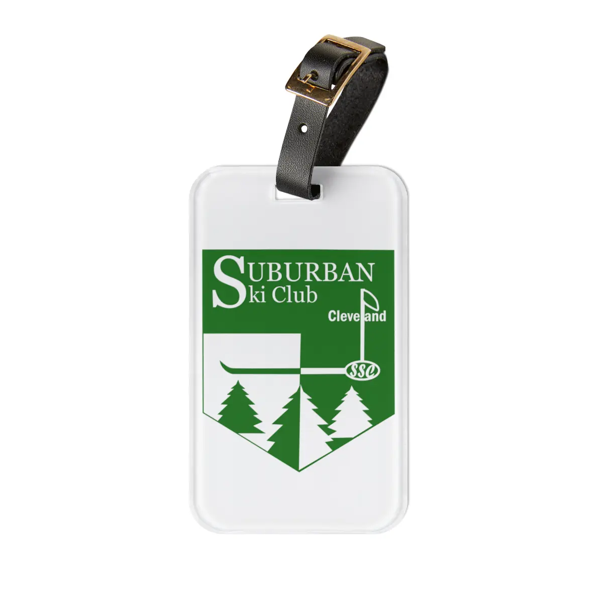 Personalized Ski Club Luggage Tag, Unique Travel Accessory, Gift for Ski Enthusiasts, Customized Name Tag for SSC Travelers